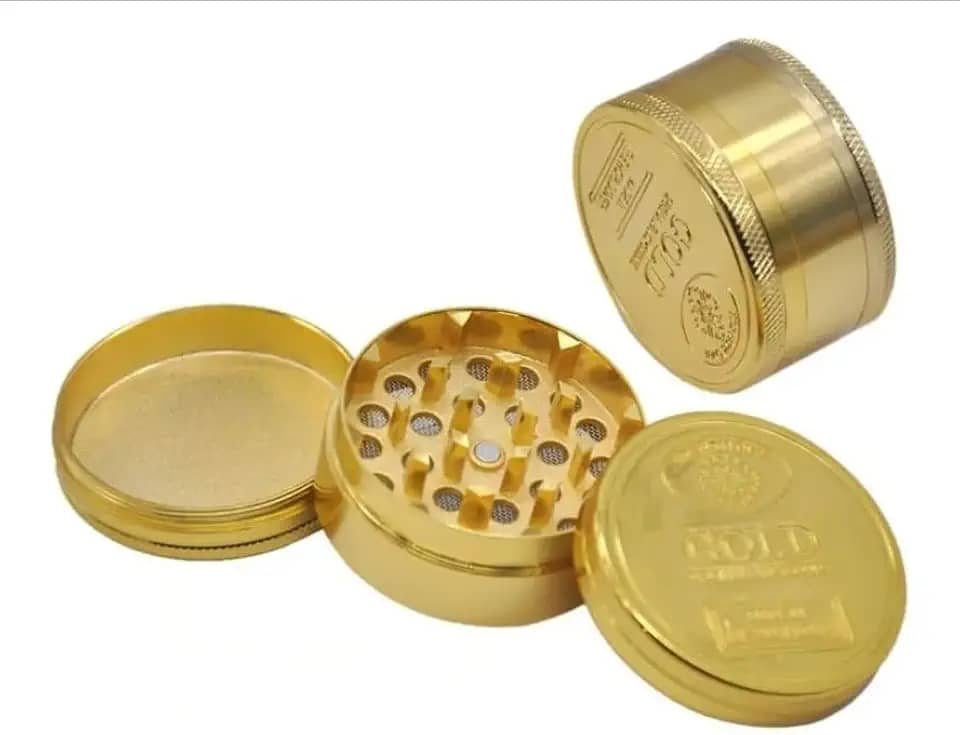 Dichavador Triturador Gold De Metal 3 Partes