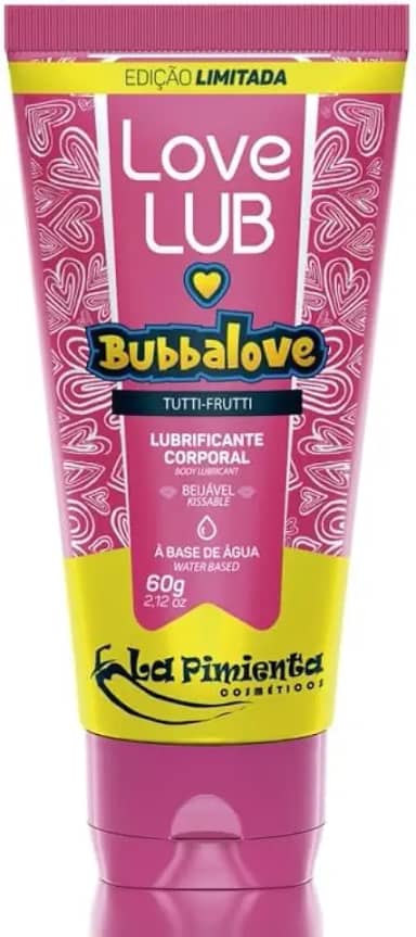LUBRIFICANTE BUBBALOVE TUTTI-FRUTTI - EDIÇÃO LIMITADA LOVE LUB 60g - LA PIMIENTA