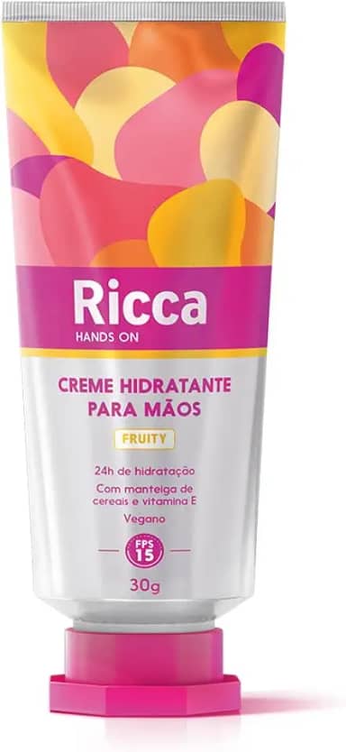 RICCA CREME DESODORANTE HIDRATANTE MÃOS FPS15 FRUITY