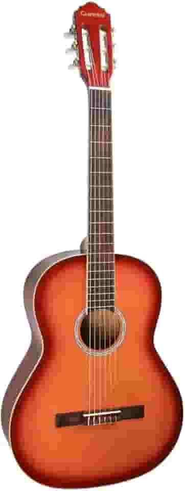 Giannini Corda acústica de nylon GN-15 TS com parte superior de abeto, pescoço de jacarandá, tabaco Sunburst
