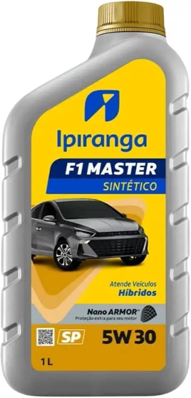 Ipiranga F1 Master, Óleo Sintético 5W30, 1L, para Motores Gasolina e GNV