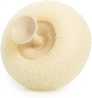Esponja de Banho 3D com Ventosa e Formato Donut Macia e Econômica