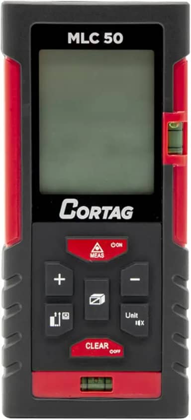 Trena a laser leitura até 50 metros com bolsa protetora - MLC 50 - Cortag