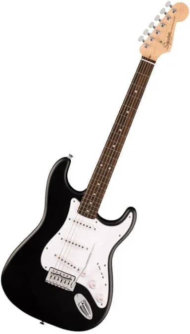 Fender Squier Debut Series Stratocaster guitarra elétrica, guitarra para iniciantes, com 2 anos de garantia, preto