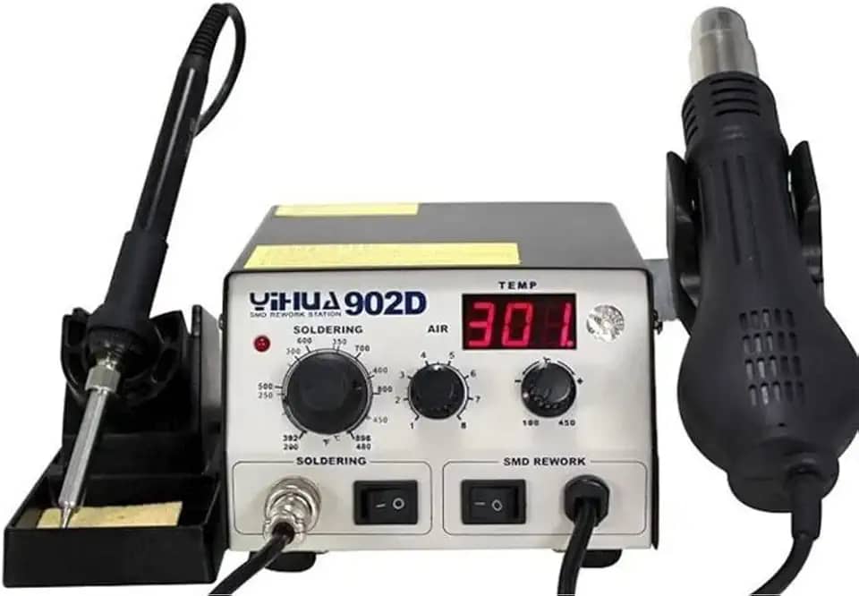 Estação de Retrabalho Digital 2 em 1 Profissional Yihua 902d