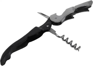 WOLFF - Saca-Rolhas de Inox 2 Estágios 13cm x 2cm - Preto