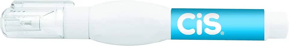 Caneta Corretiva Ponta Metal 7ml, CIS, 31.0102, Branca, Blister c/1 unidade