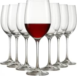 Jogo 6 Taças De Vinho Cristal Tinto 650ml Titanium Gastro Premium Elegante Vinhos Tintos Brancos