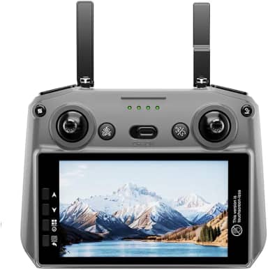 Punieayi Controle remoto ZY80 PRO, acessível, transmissão de 60 cm, tela LCD de 5 polegadas, controle inteligente para drones