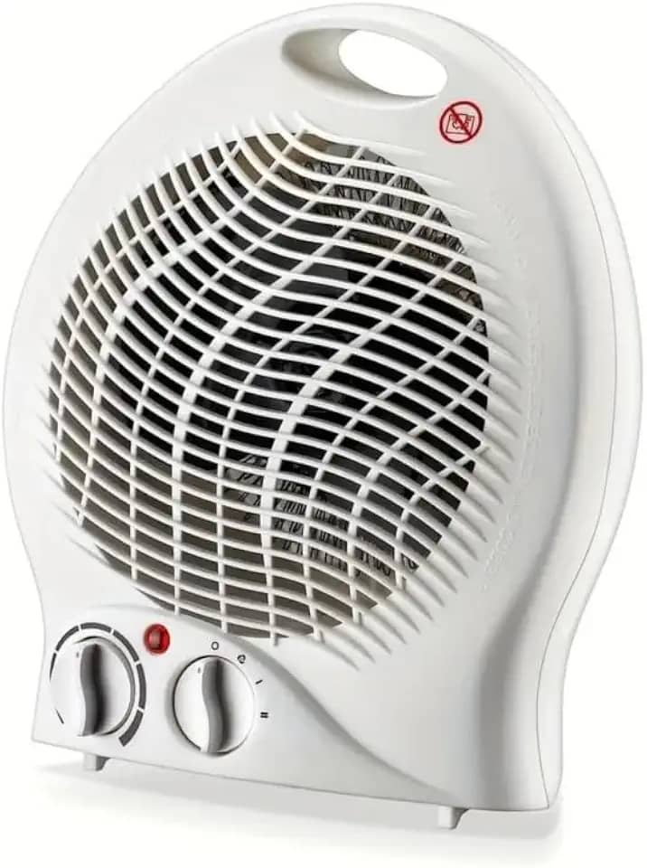 Aquecedor Elétrico 2 Em 1,2000w,220v, 12m², Branco