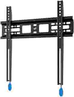 ELG, N01V4, Suporte Fixo de Parede para TVs de 32' a 77', Compatível com TVs Curvas e Planas, Feito em Aço Carbono, Suporta Até 50kg, Preto