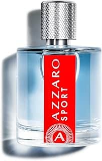Azzaro Sport, Perfume Masculino Eau de Toilette Energizante Fresco Frasco com 100ml, Fragrância Cítrica, Amadeirada com Notas de Bergamota, Gengibre e Cedro