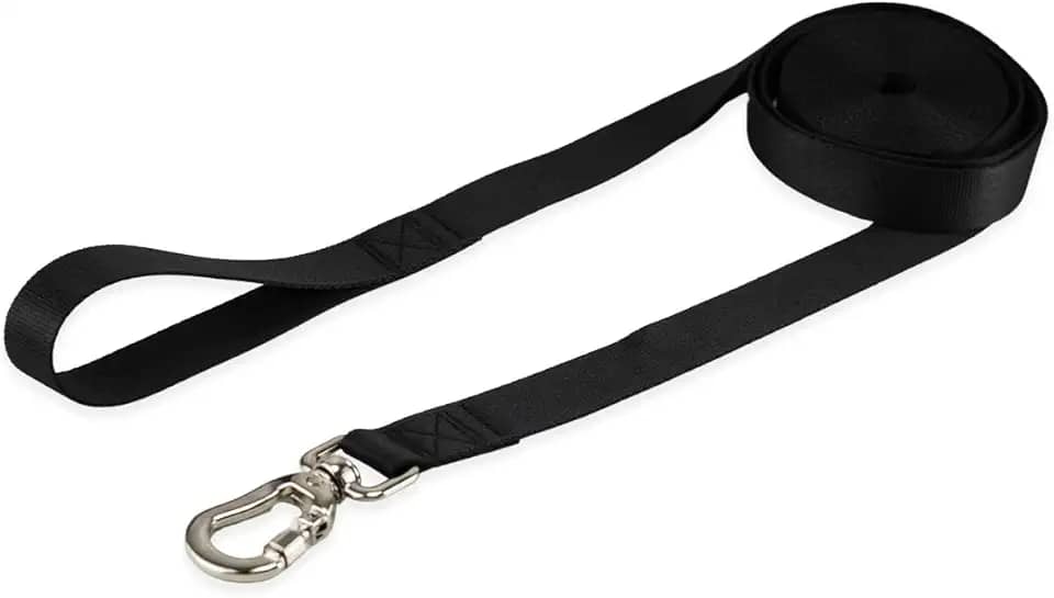 Basic Pet Coleira Guia 10 Metros Para Cachorro Tamanho Grande Reforçada Resistente Adestramento Passeio Cor Preto