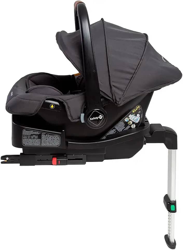 Bebê Conforto Safety 1st, 4Safe, com base Isofix, Black Graphite