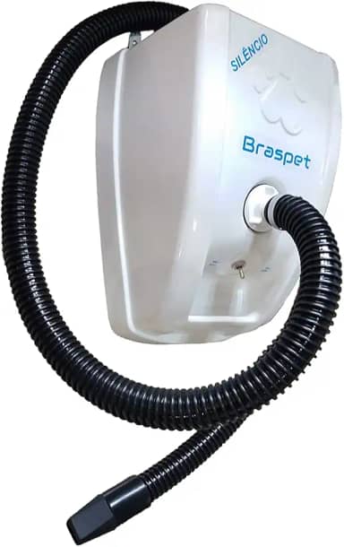 Soprador Profissional BRASPET Silêncio 1200w 220V o mais silencioso, Para Secagem rápida, Banho e Tosa, Pet Shop 01