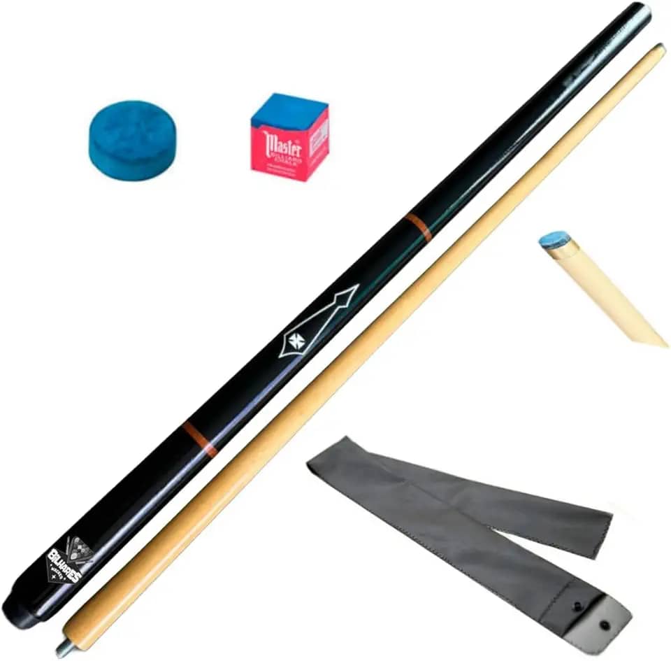 Taco Sinuca Snooker Bilhar Profissional Sola Couro + Brindes