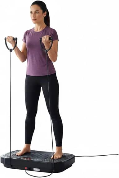 Plataforma Vibratória Slim Vib100 Suporta 150kg Com controle Liftness Dafoca