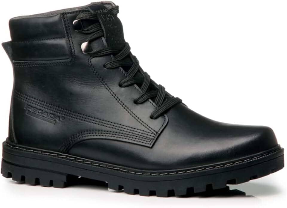 Bota Masculina Jungle Couro Anilina Preto Pegada 181553-02