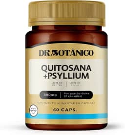 QUITOSANA + PSYLLIUM 880MG 60 CAPSULAS DR. BOTANICO