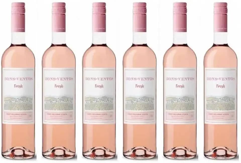 Kit 6 Vinhos Rose Português Quinta de Bons Ventos