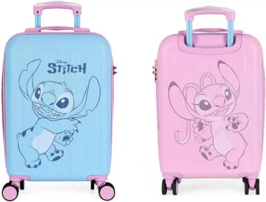 Mala de Bordo Stitch e Angel Dupla Face MF10482SC0200 Luxcel