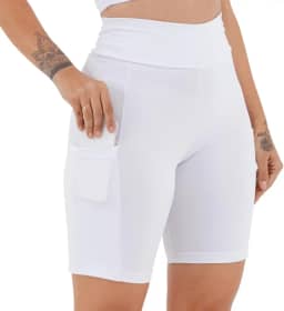 Short Fitness Slim com Bolsos Laterais Virtude - Estilo e Conforto para Atividades Físicas, Modelagem Plus Size, Cores Variadas
