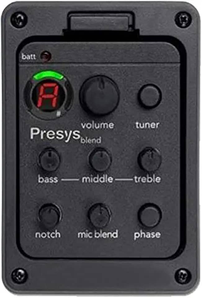 Captador Piezo Fishman 301, Sintonizador EQ de Pré-Amplificador de Violão