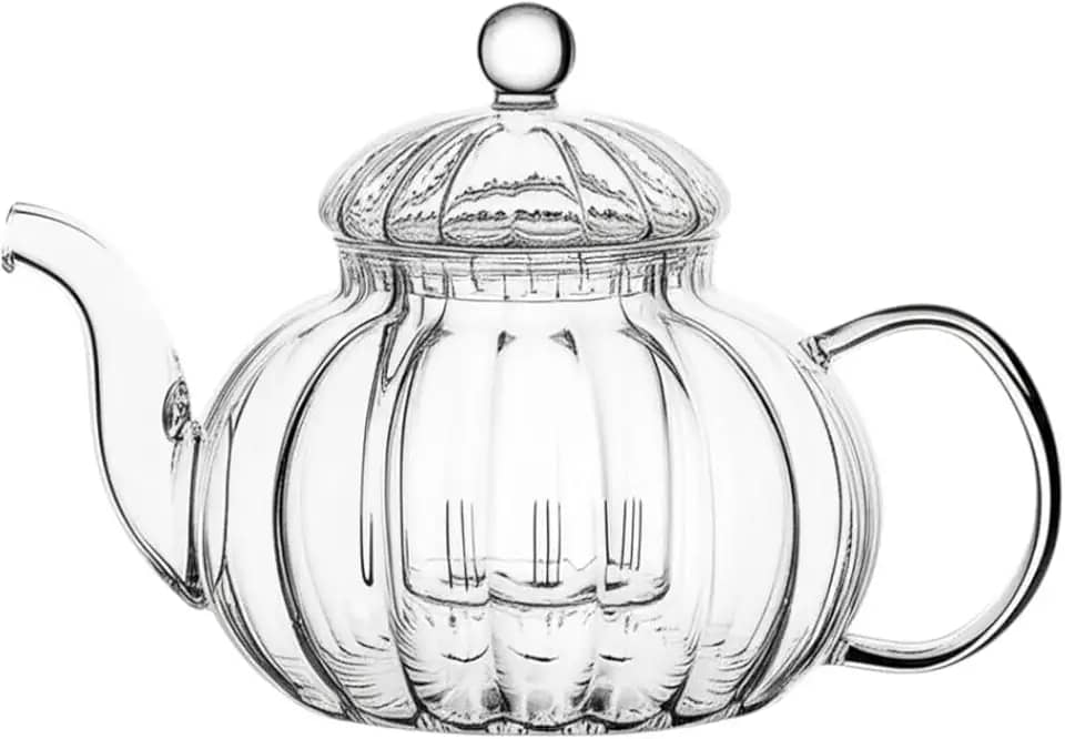 Bule em vidro borossilicato com infusor 600ml