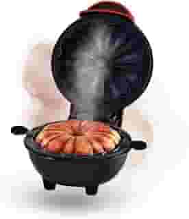 Mini Máquina de Fazer Bolo Cupcake – Elétrica 110V com Revestimento Antiaderente – Compacta, Rápida e Fácil de Usar – Ideal para Sobremesas e Lanches Criativos