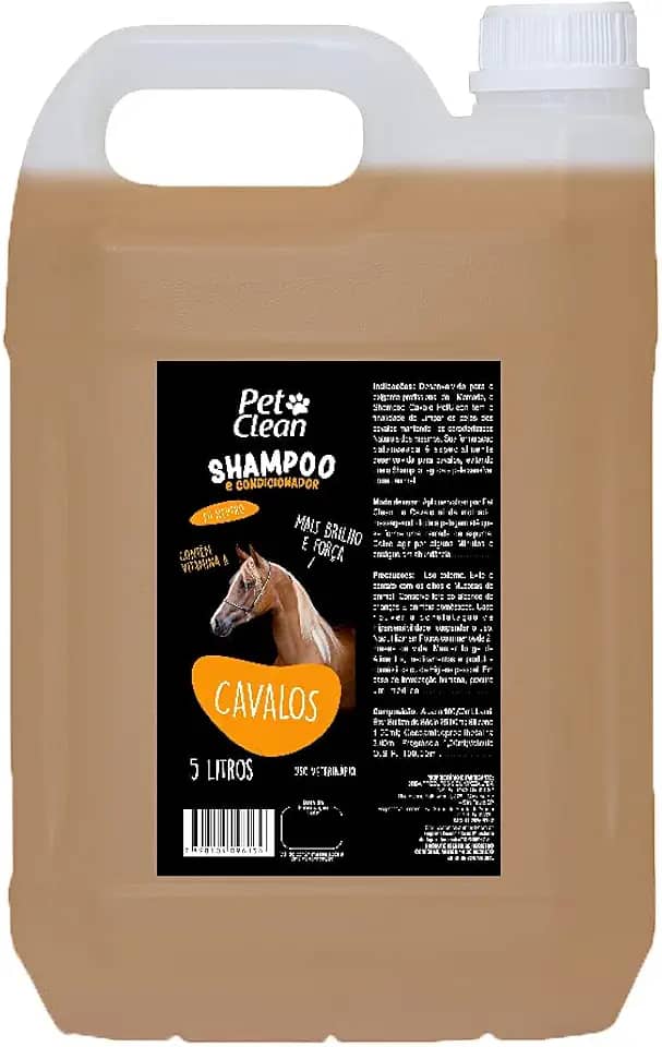 Shampoo para Cavalos 2 em 1-5l Pet Clean