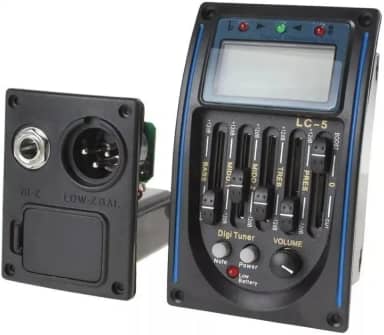 LC-5 Azul - Captador de Violão com afinador