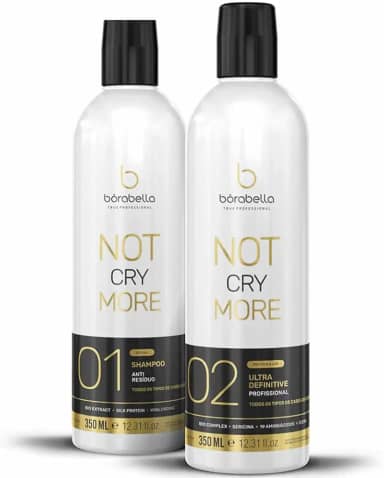 Borabella Progressiva Not Cry More Sem Formol 2 x 350ml, Branco
