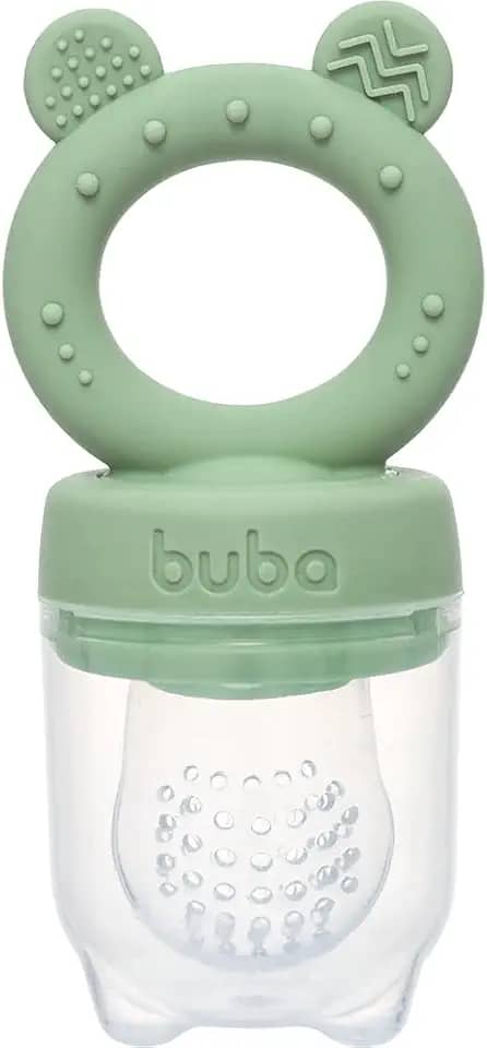 Buba, Porta-Frutinhas Em Silicone Ursinho Verde