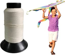 Linha Para Pipa 10 Linha 100 Jardas 91,4 Metros Qualidade 100% Algodão Glacê Linha Resistente Forte