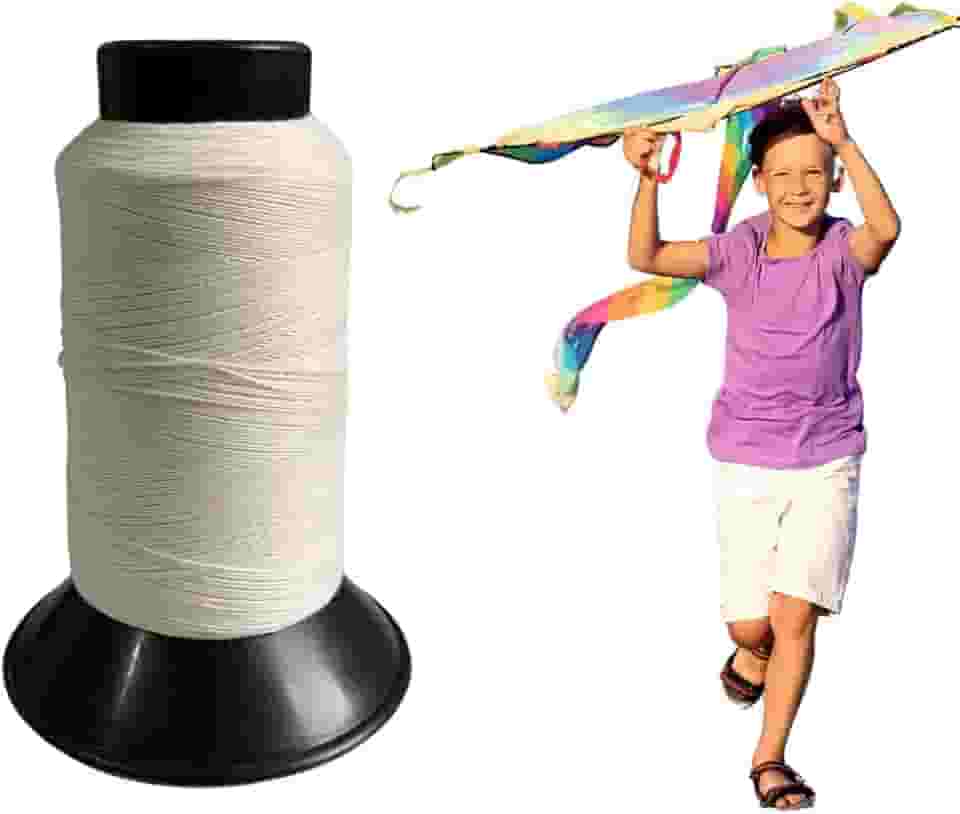 Linha Para Pipa 10 Linha 100 Jardas 91,4 Metros Qualidade 100% Algodão Glacê Linha Resistente Forte