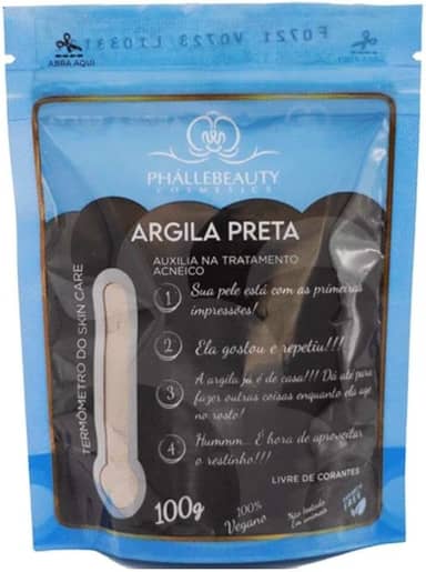 Argila Preta Phallebeauty 100g