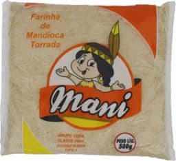 Farinha de Mandioca Fina Torrada 500g Mani