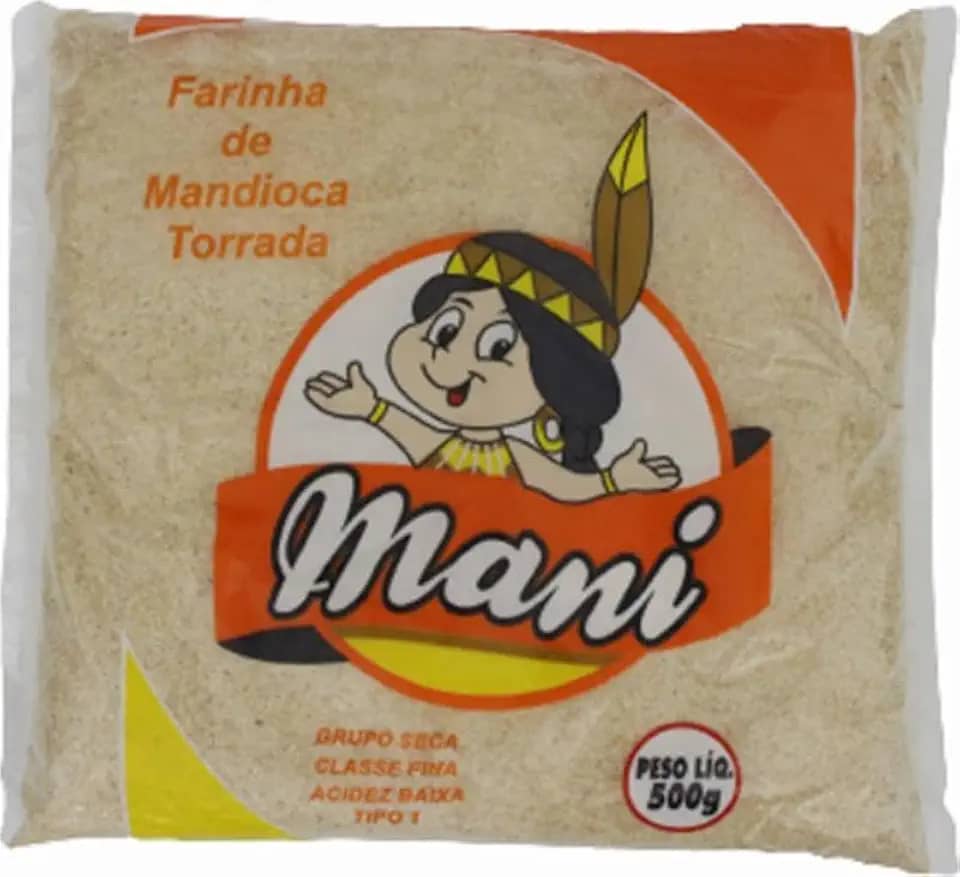 Farinha de Mandioca Fina Torrada 500g Mani