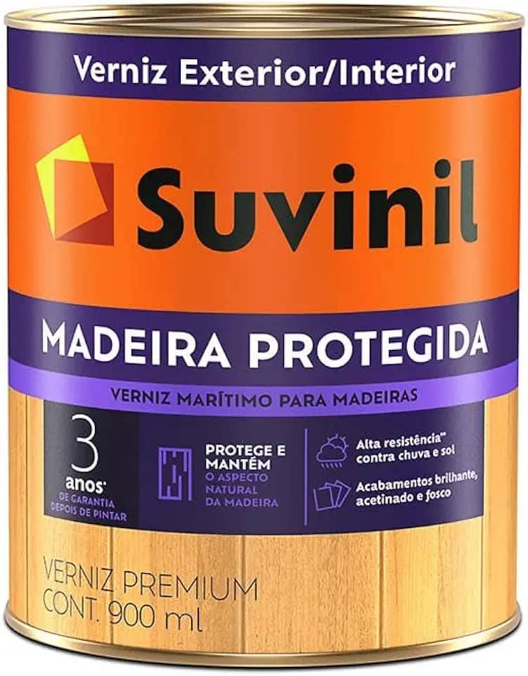 Verniz Marítimo Suvinil 900ml Acetinado Natural