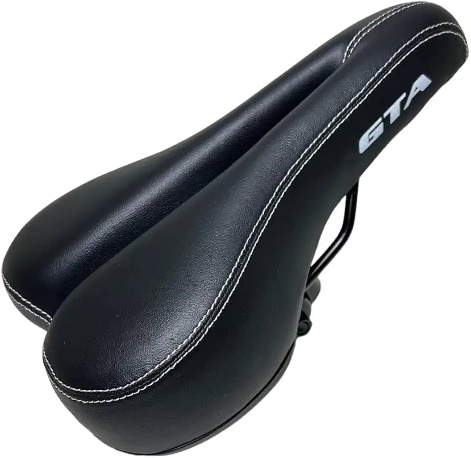 Selim GTA Bike de Bicicleta de Montanha, Preto, Microfibra ou Poliuretano (PU), para Montanheses e Entusiastas ao Ar Livre