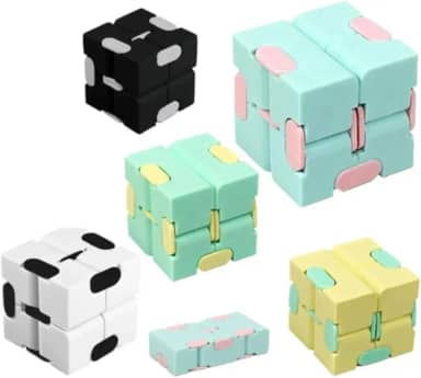 Infinity Cube Fidget Cube Cubo Infinito Anti Estresse Autismo Desenvolvimento