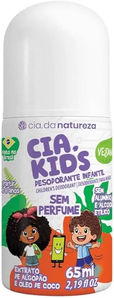 Cia Kids Deo Roll On Algodão sem Perfume 65ml