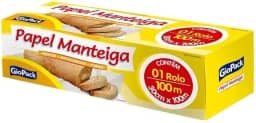 Strawplast Papel Manteiga 30cm x 100m Rolo 100 Metros