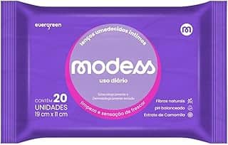Lenço Umedecido Higiene Íntima Modess 20un