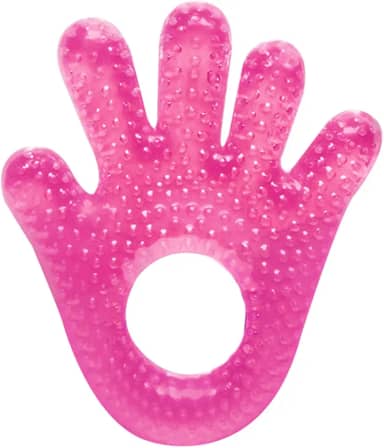 BUBA Mordedor Com Agua Maozinha Rosa, Modelo: 14684, Cor: Colorido