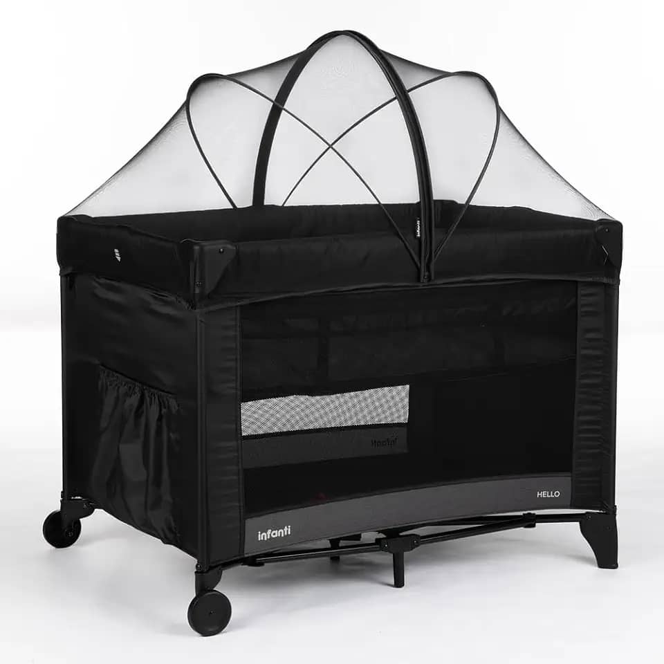 Infanti, Berço portátil desmontável Hello Infanti Cor: Preto Noite
