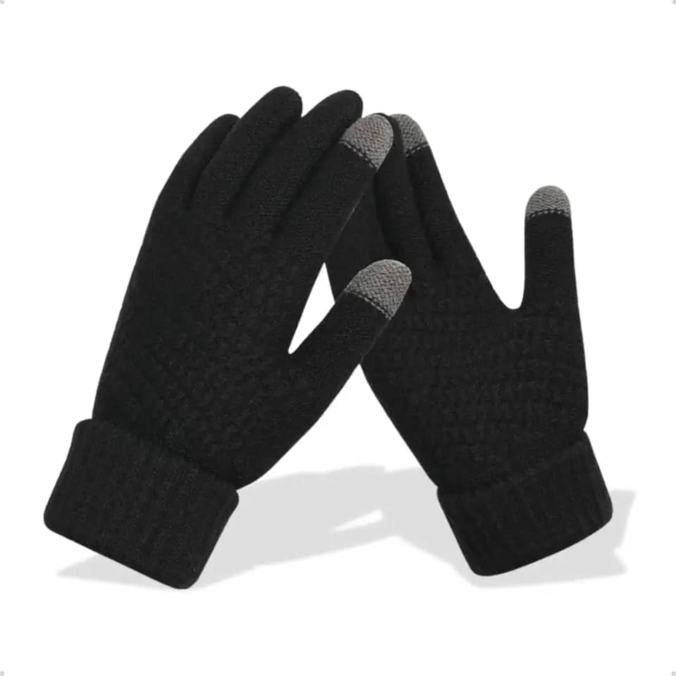 Luva De Frio Inverno Lã Térmica Forrada Quentinha Touch Screen Celular Tablet Notebook Adulto Resistente Esportiva