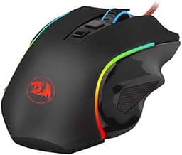 Redragon MOUSE GAMER GRIFFIN PRETO COM LED RGB - M607, UNICO