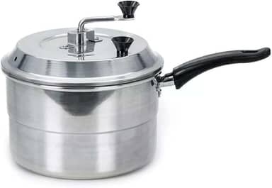 Pipoqueira panela 4 litros alumíno polido Alumínio Continental