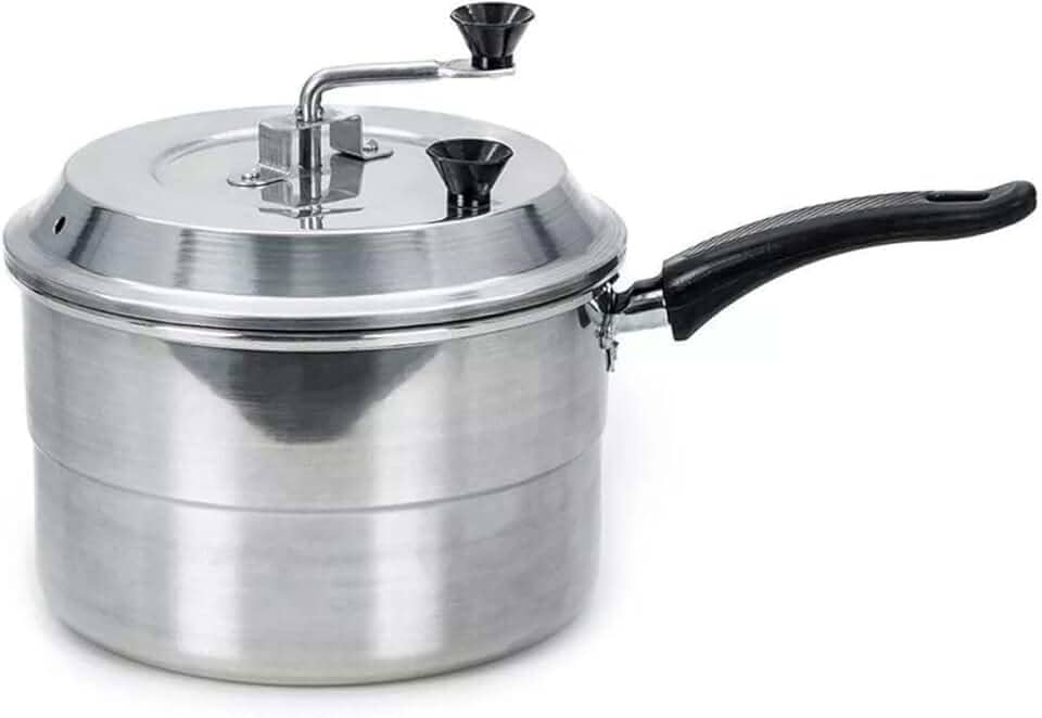 Pipoqueira panela 4 litros alumíno polido Alumínio Continental